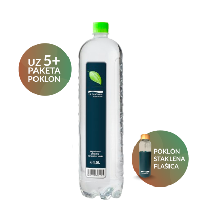 Prirodna mineralna negazirana voda - paket 6 flaša od po 1,5 litara