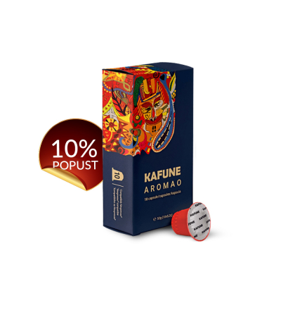 Premium kafa Kafune Aromao 120 kompatibilnih kapsula Nespresso