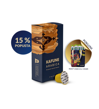 KAFUNE ARABICA 120 poklon voda