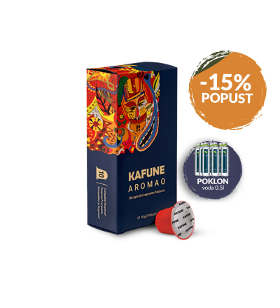 Premium kafa Kafune Aromao 120 kompatibilnih kapsula Nespresso