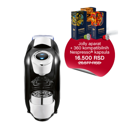 Aparat Kafune Jolly Espressor + tri ukusa kafe