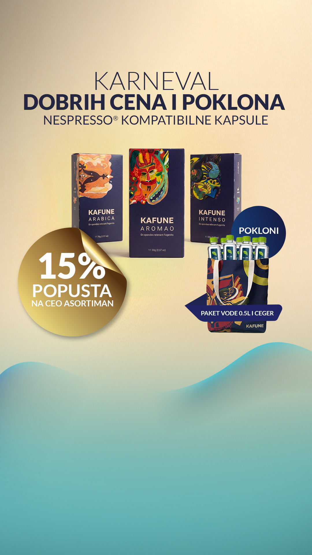La Fantana Kafune - kompatibilne kapsule Nespresso