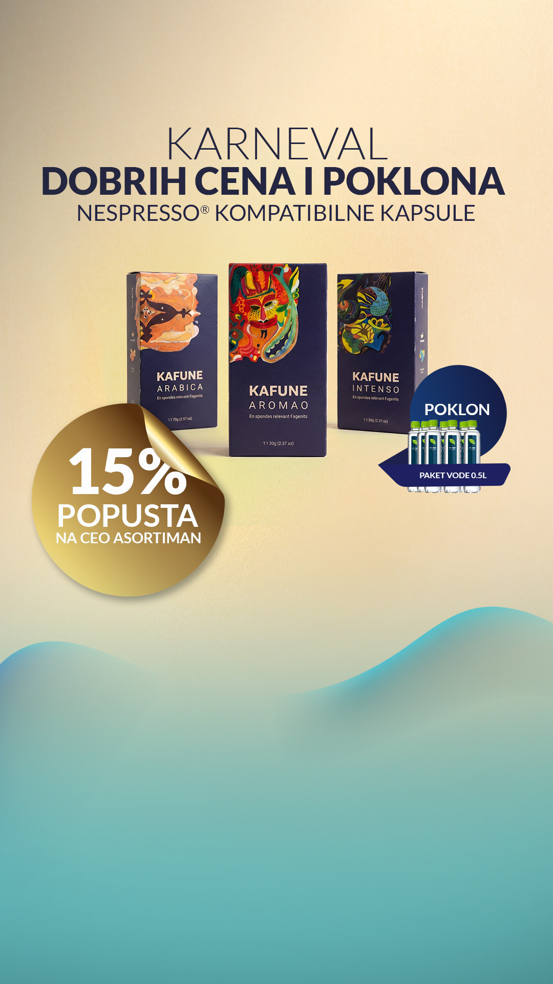 La Fantana Kafune - kompatibilne kapsule Nespresso